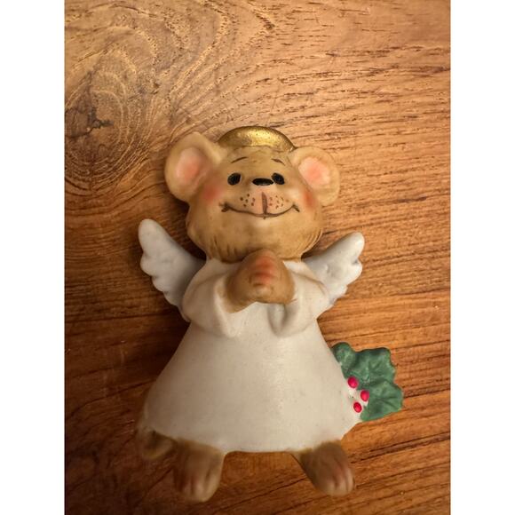 Vintage Suzy’s zoo mouse angel figurine 1979 - Picture 1 of 4